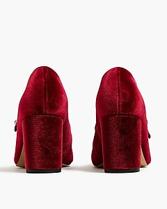 Velvet Mary Jane pumps | J.Crew Factory
