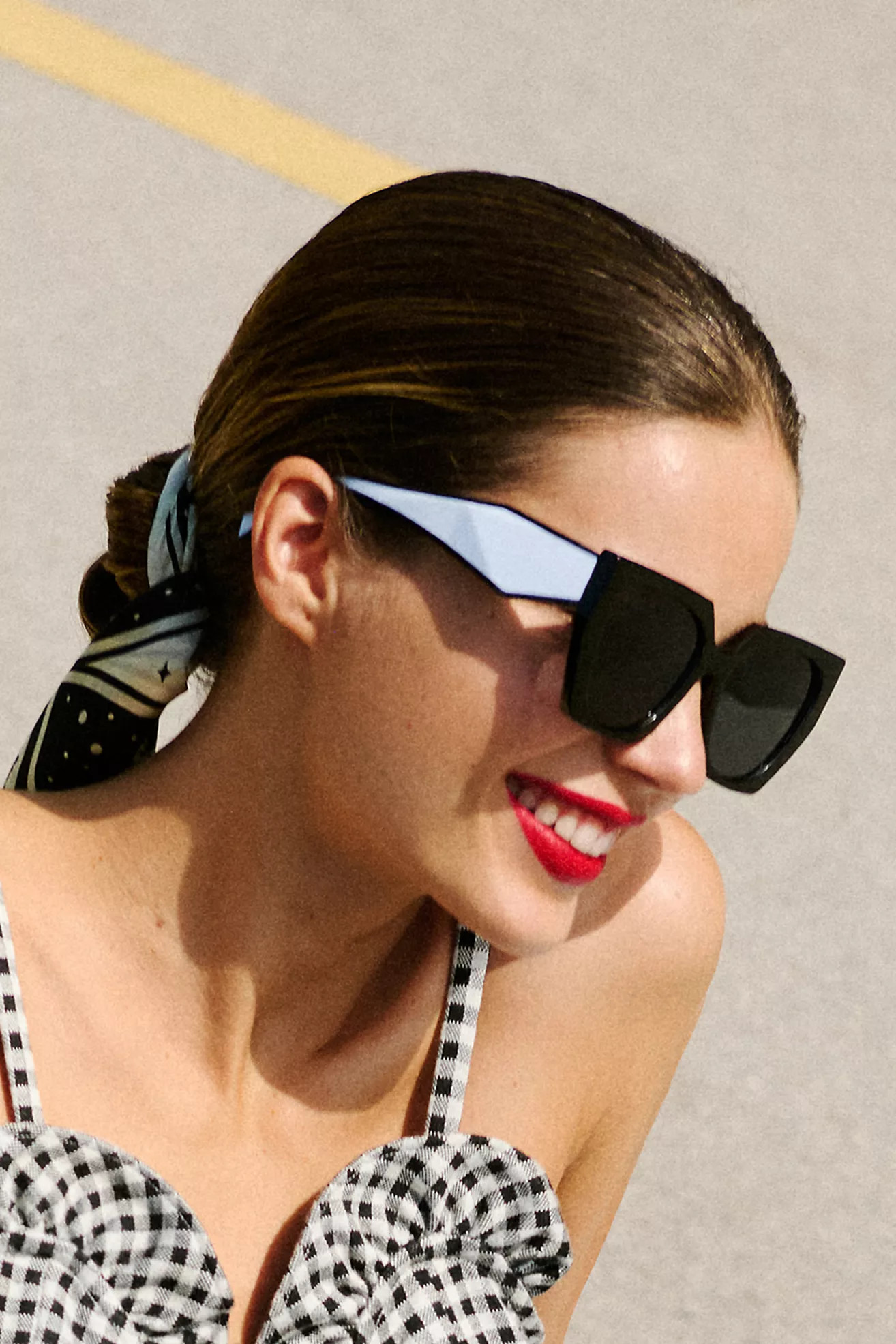 Blocked Temple Square Sunglasses | Anthropologie (US)