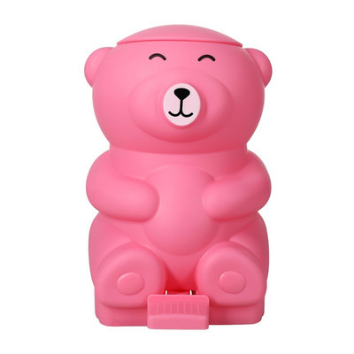 NEW Pink Gummy Bear Trashcan Waste Basket Bin 1.3 gal. 11" tall foot pedal lid | eBay US