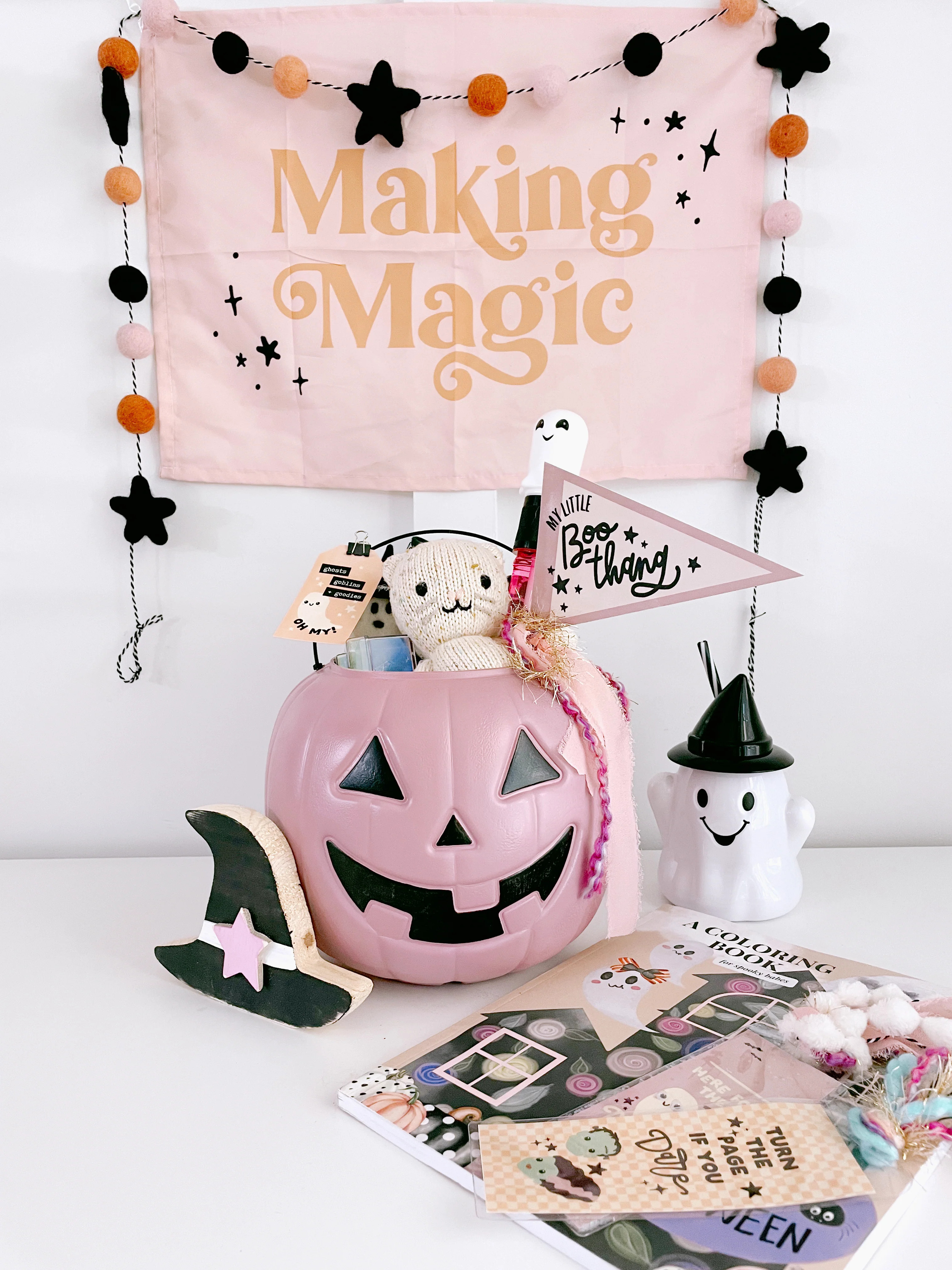 Boo-la-la Halloween | Flags + Tags | The Letter Vee