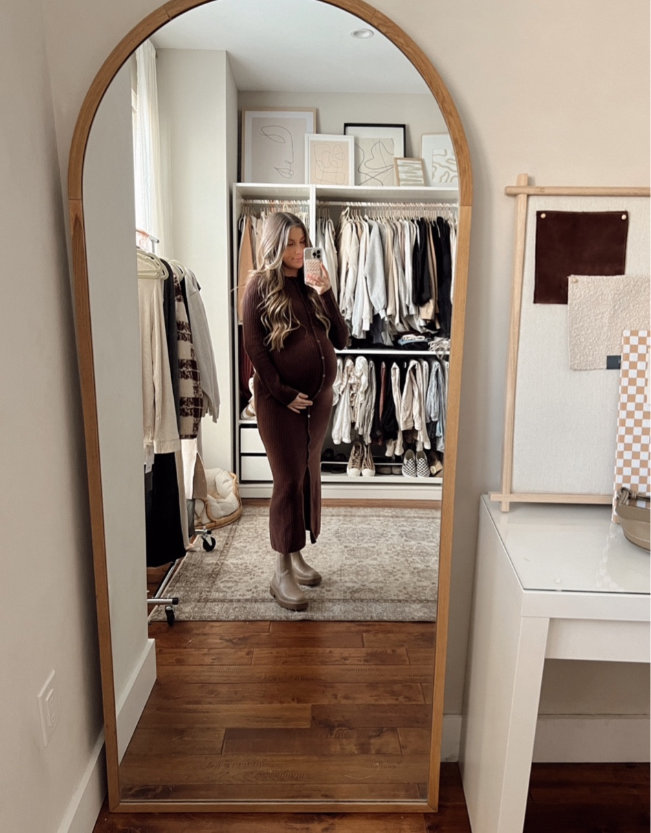 Bump friendly sweater dress for fall 

#LTKBump #LTKStyleTip