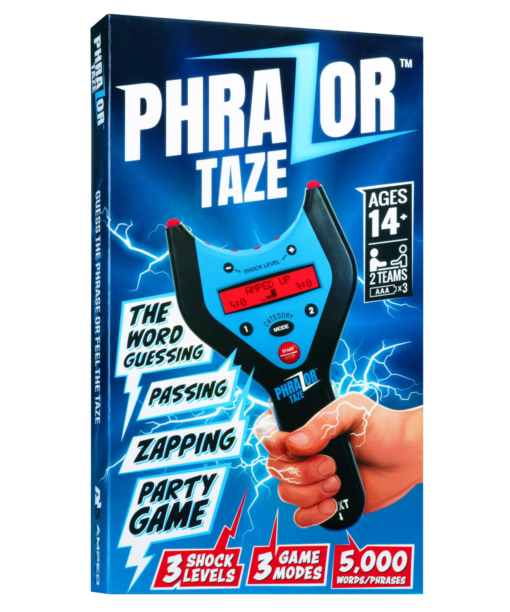 PhraZor Taze – Shockingly Fun Word-Guessing Party Game with 3 Shock Levels, 3 Play Modes & Chea... | Amazon (US)