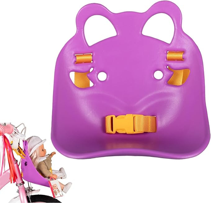 Doll Bike Seat | Children Bicycle Doll Seat | Adjustable Decorative Babys Toy Carrier with Safety... | Amazon (US)