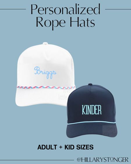 $5 off with code HATSOFF through Sunday 8/27!

The perfect personalized gift for anyone in your life! Boy, girl, kiddo or adult! Plus, a fun Kinder ready-to-order option for all of us first-year elementary mamas!

#personalized #personalizedgift #personalization #custom #customhat #embroidery #embroidered #monogram 

#LTKkids #LTKstyletip #LTKunder50