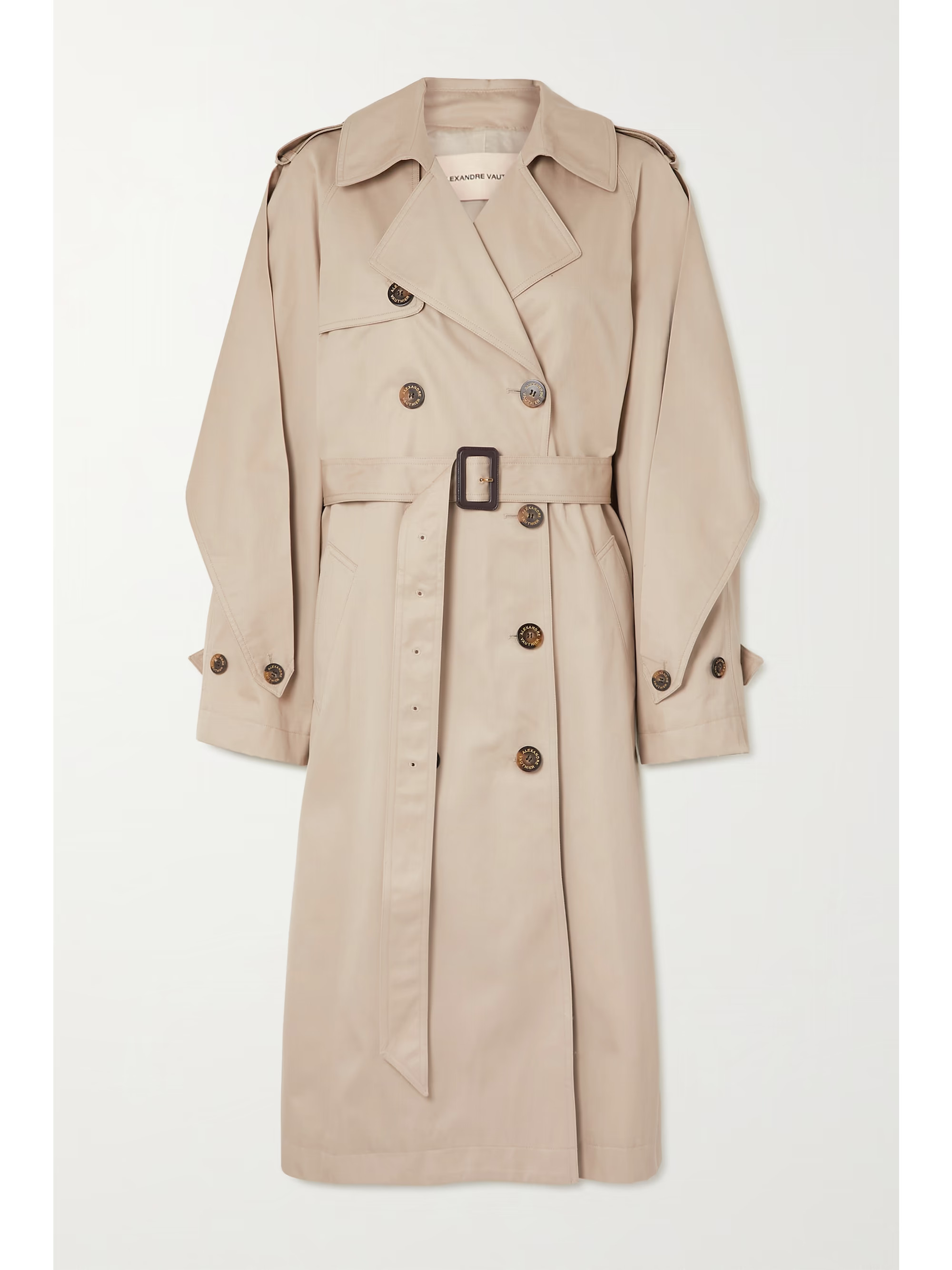 Cotton-gabardine trench coat | NET-A-PORTER (US)