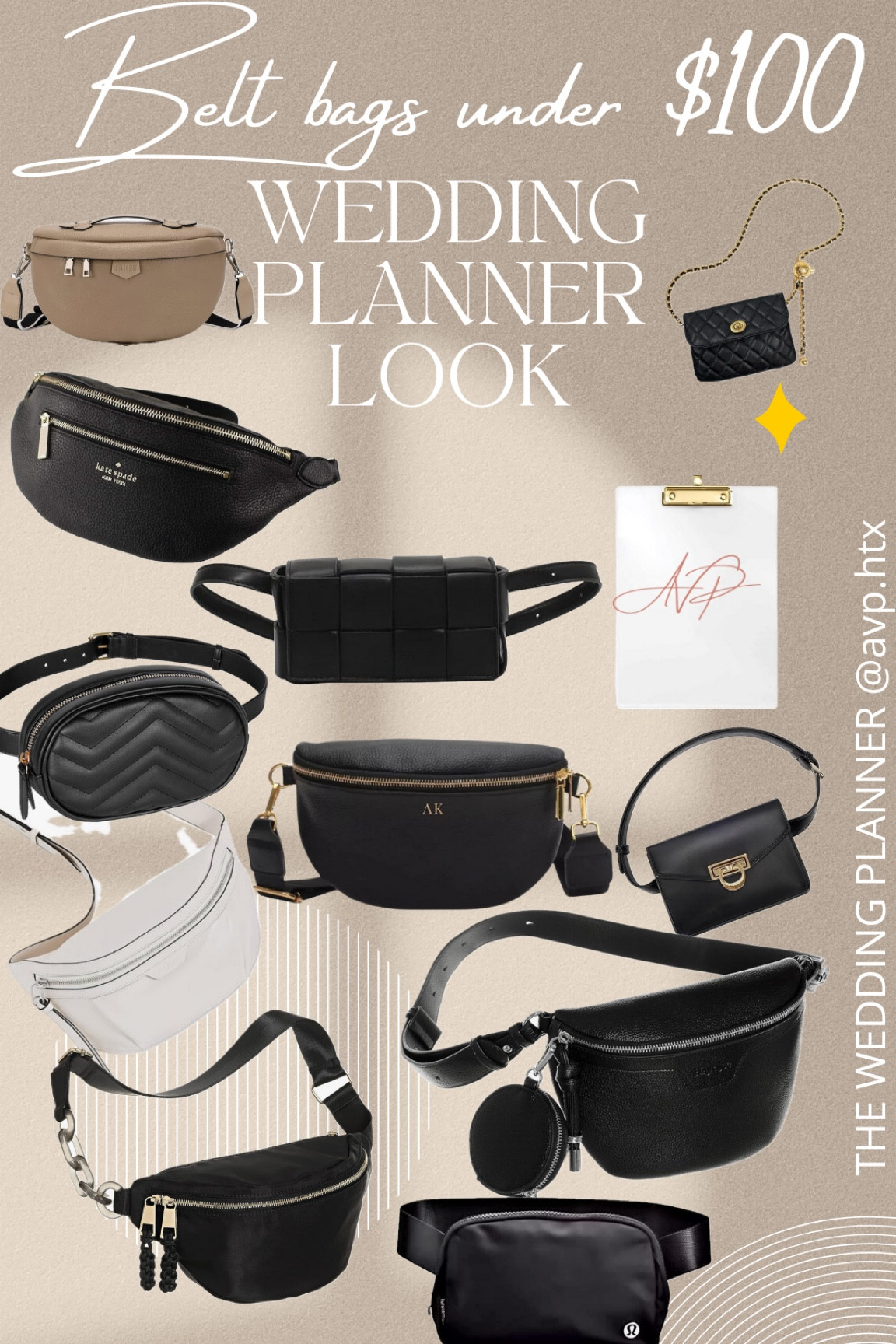 Accessorize Chic for Less! ✨ Discover my selection of stylish belt bags, each under $100. These must-have accessories are perfect for adding a polished touch to any outfit, all while keeping essentials close. Shop the collection on LTK, handpicked by ‘The Wedding Planner.’ #BudgetFriendlyFashion #StylishBeltBags

#LTKitbag #LTKworkwear #LTKfindsunder100