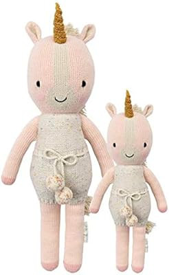 CUDDLE + KIND Ella The Unicorn Little 13" Hand-Knit Doll – 1 Doll = 10 Meals, Fair Trade, Heirl... | Amazon (US)