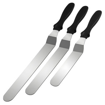 Kitcheniva 3 Pcs Stainless Steel Icing Spatula - Cake Smoothing Knife Set | Target
