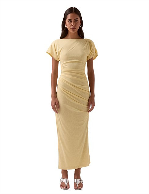 Sovere Rua Off Shoulder Maxi Dress | David Jones | David Jones (Australia & New Zealand)