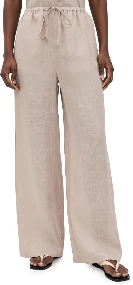 FRAME Women's The Linen Lounge Pants | Amazon (US)