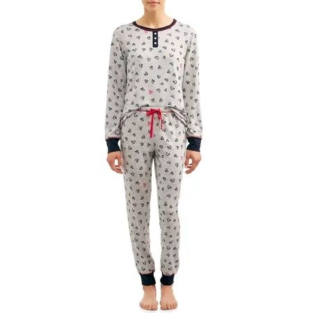 EV1 from Ellen DeGeneres Women's Heart Print Pajama Set | Walmart (US)