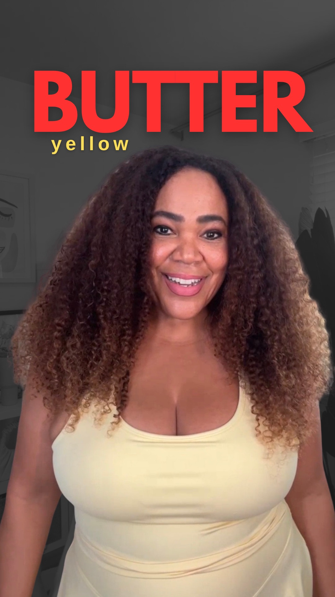 BUTTER YELLOW 💛 - that’s all I have to say! Both are in a size xl. Super cute and perfect for your summer walks and pickle ball 🏓! 

This is from my weekly livestream show 📺 on @amazonlive ✨