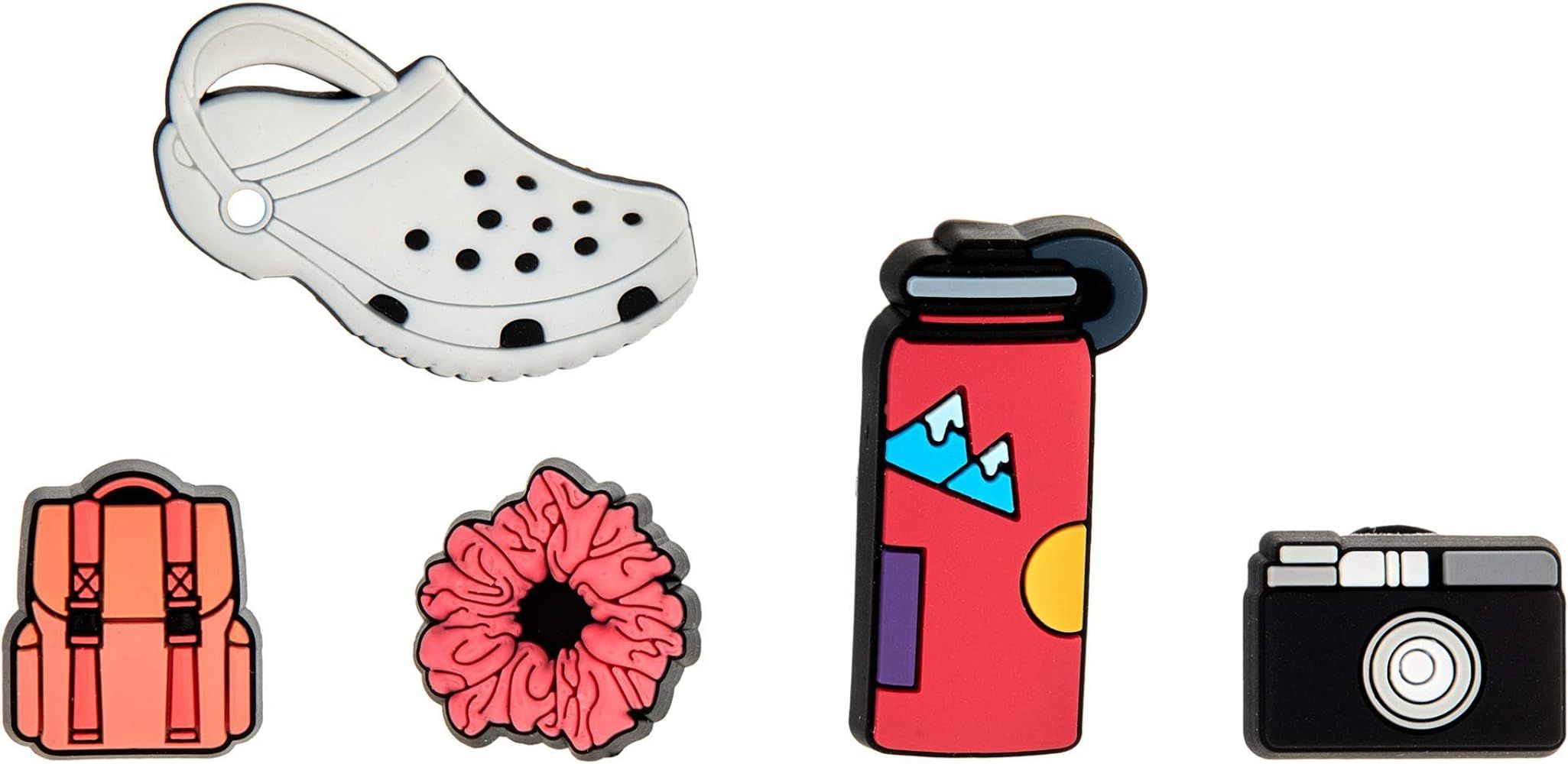 Crocs Jibbitz 5-Pack Travel Shoe Charms | Jibbitz for Crocs, Vacay Girls, Small | Amazon (US)
