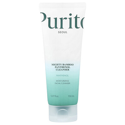 Purito, Mighty Bamboo Panthenol Cleanser, 5.07 fl oz (150 ml) | iHerb
