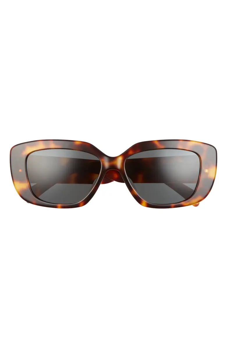 Triomphe 55mm Rectangular Sunglasses | Nordstrom