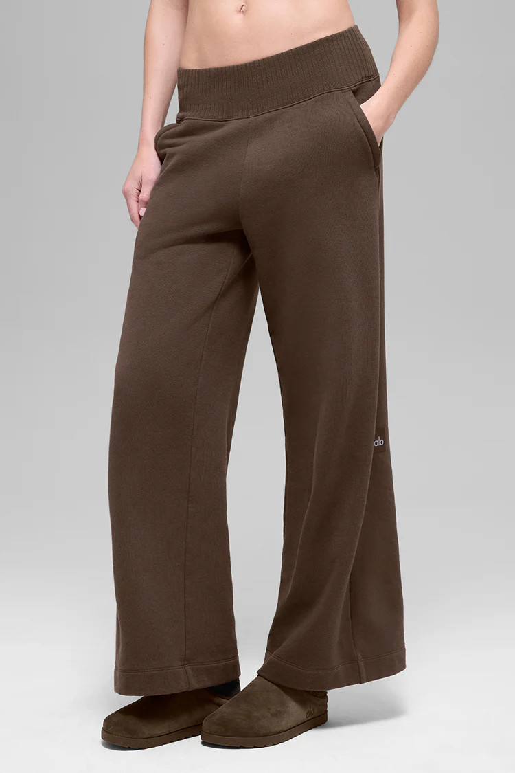 Serenity Wide Leg Sweatpant | Alo Yoga (US)