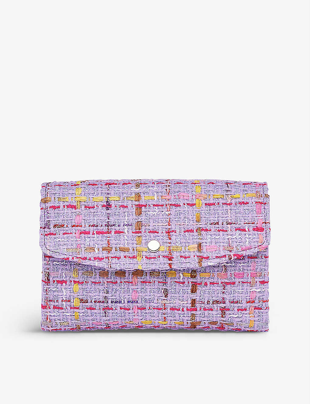 Mini Dora tweed cotton-blend clutch bag | Selfridges