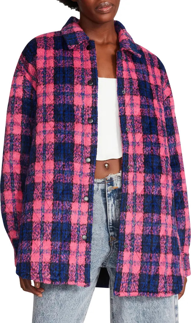 Steve Madden Belle Plaid Shacket | Nordstrom | Nordstrom