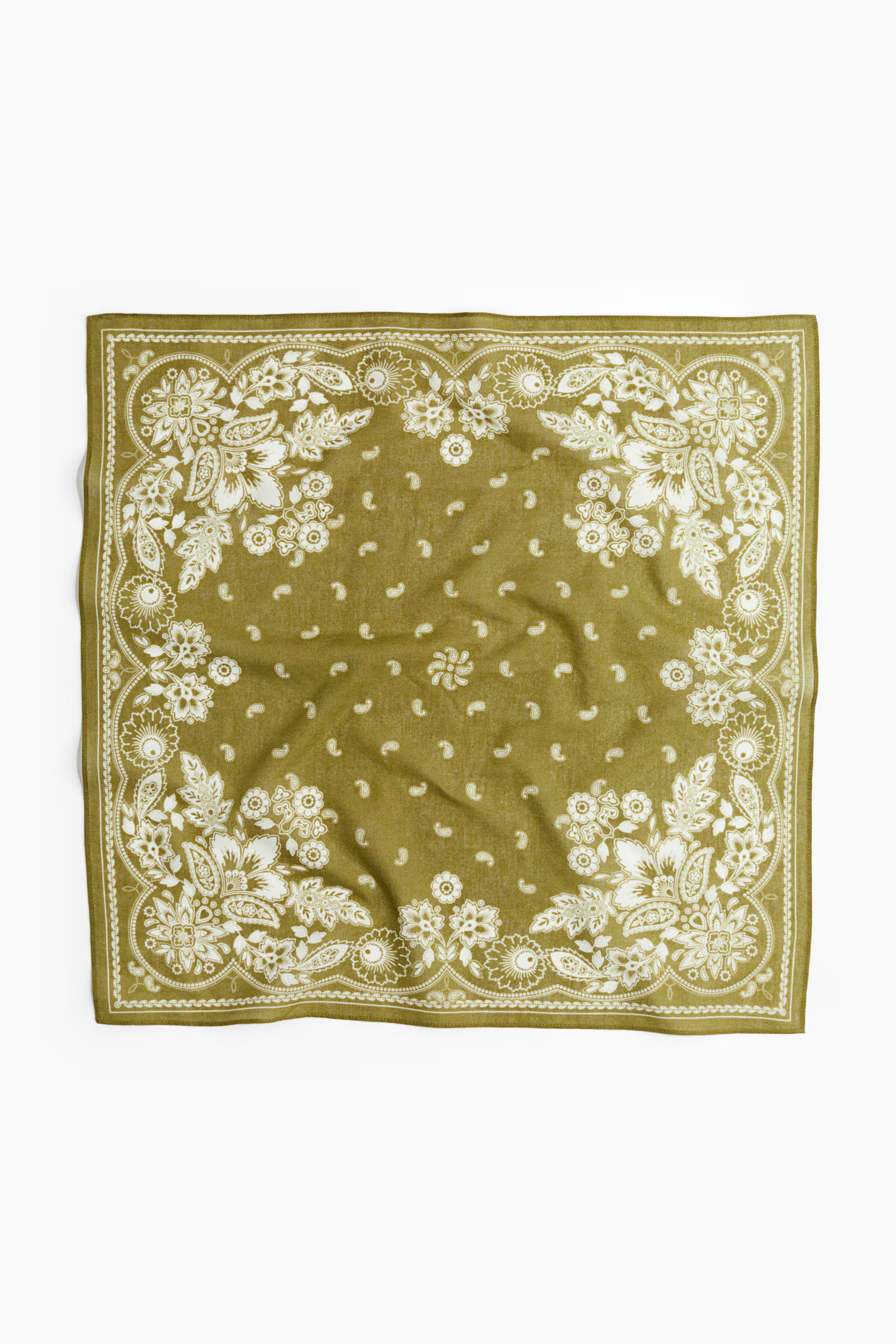 Patterned Cotton Scarf | H&M (US + CA)