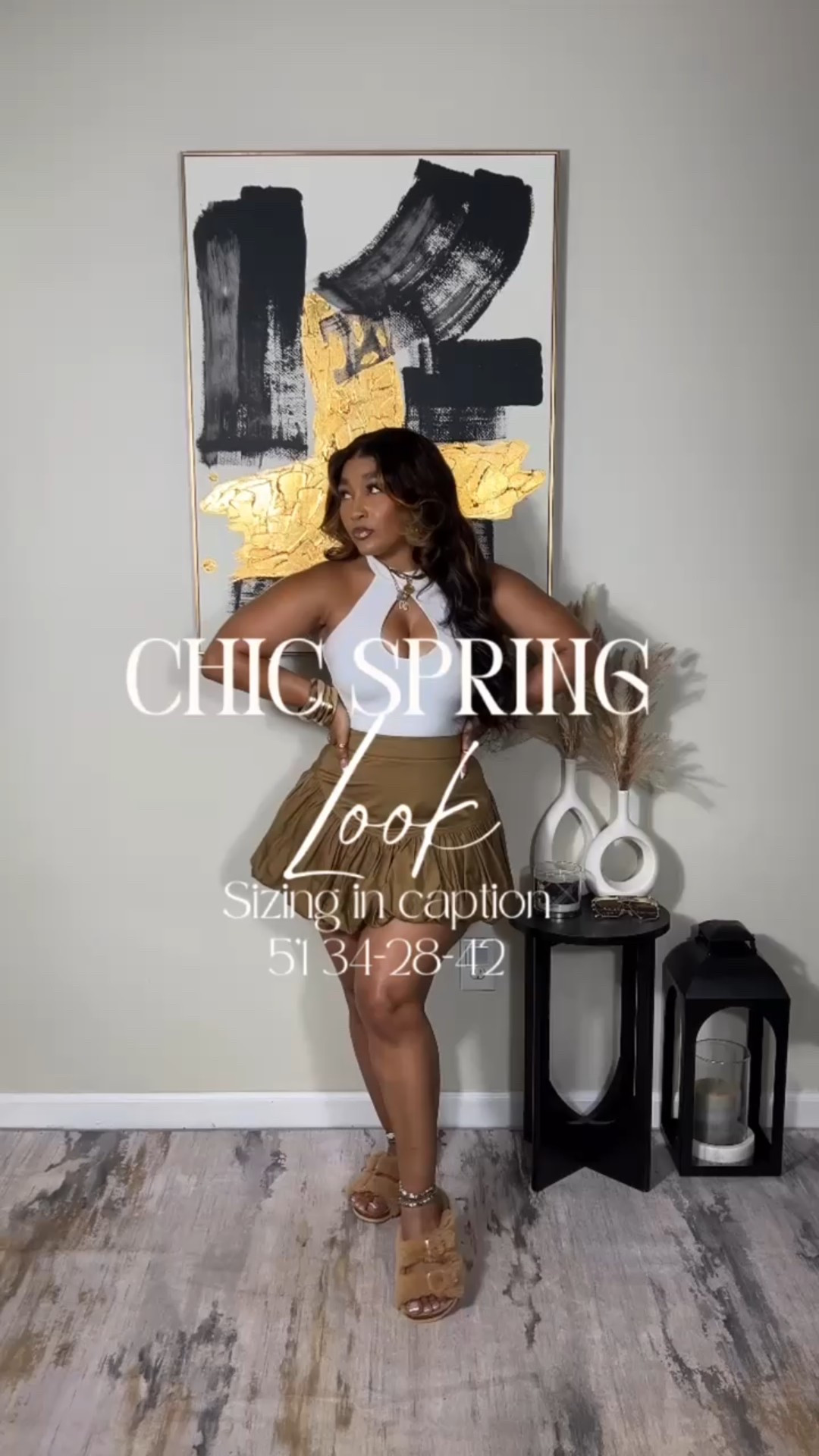 Chic spring look! 
Top: Medium 
Skirt: Medium 

#LTKStyleTip #LTKSeasonal #LTKFindsUnder50