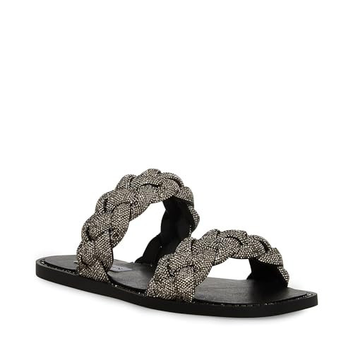 Steve Madden Newbie Sandal Black 6.5 M | Amazon (US)