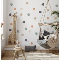 Dots Wall Stickers, Decal, Green Dots Wall Decal, Sticker, Watercolor Kids Room Stickers | Etsy (US)