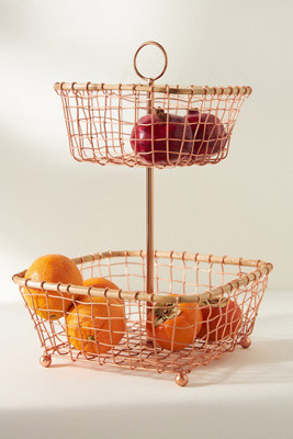 Jo Two-Tier Fruit Basket | Anthropologie (US)