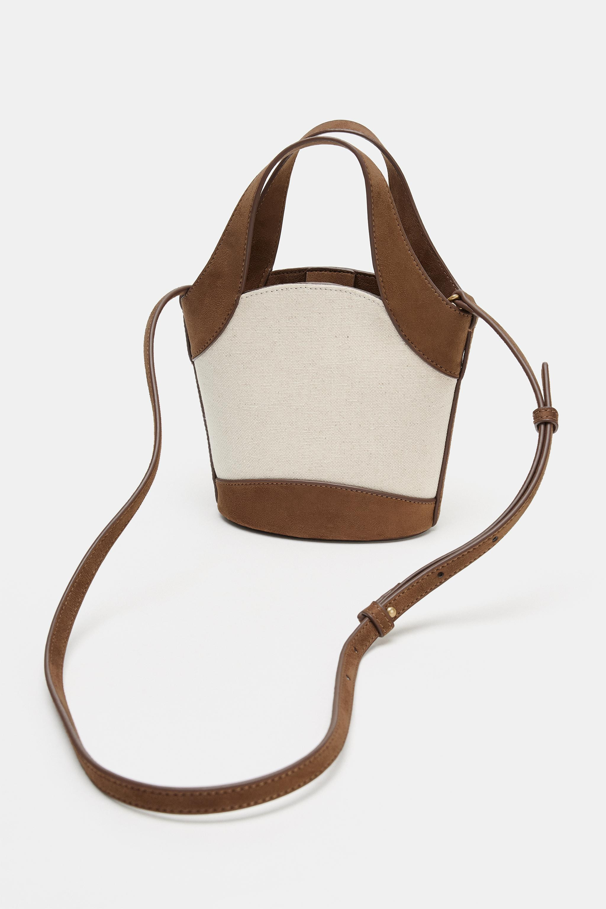 LEATHER MINI SHOPPER | Zara Canada