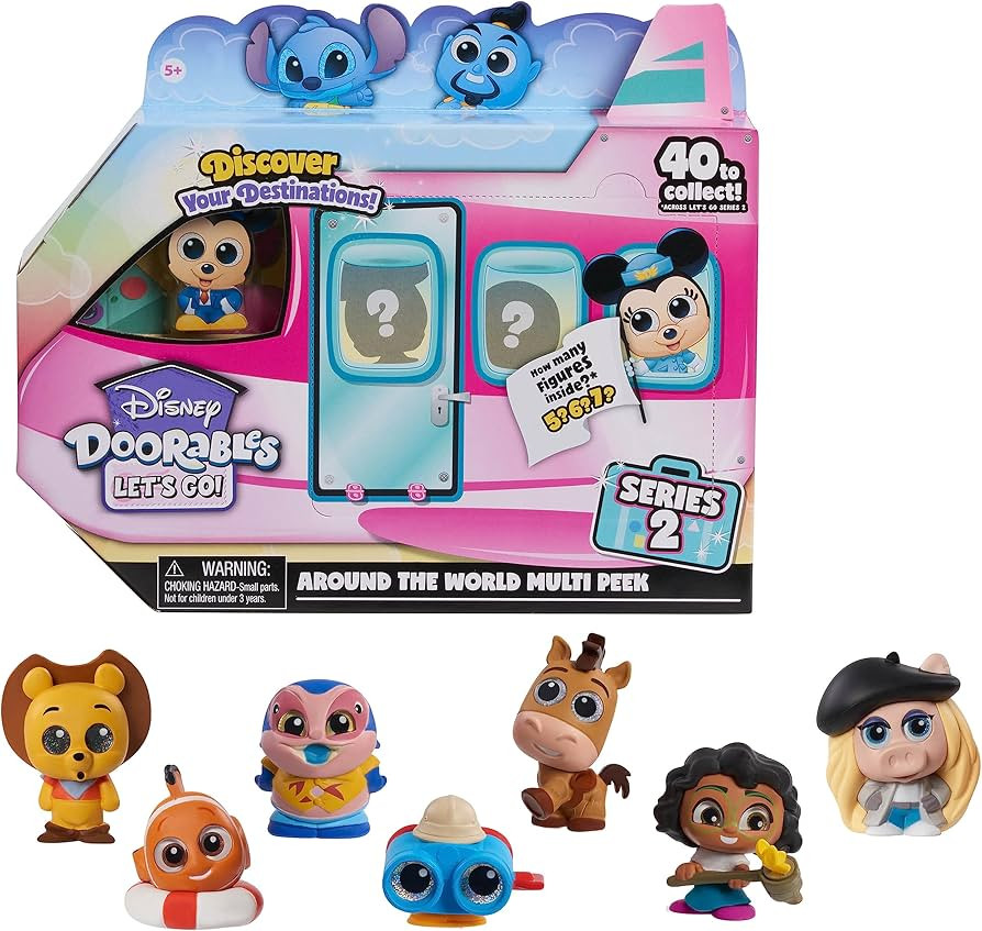 Disney Doorables Let’s Go Around the World Series 2, Collectible Blind Bag Figures, Styles May ... | Amazon (US)