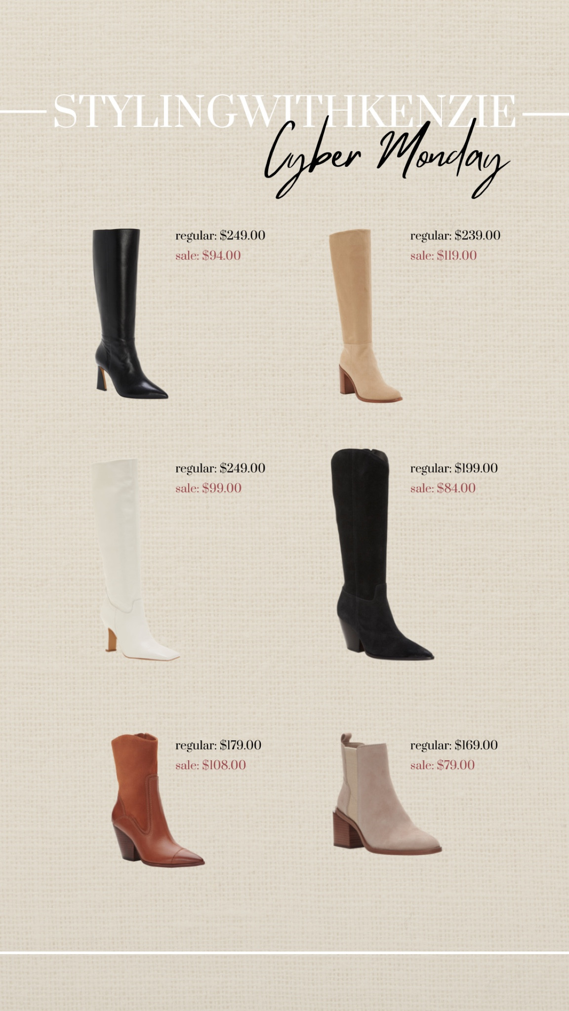 These 40% OFF deals on Vince Camuto are huge! Love all of these boots and I’ve featured them in recent videos!

#LTKCyberweek #LTKunder100 #LTKsalealert