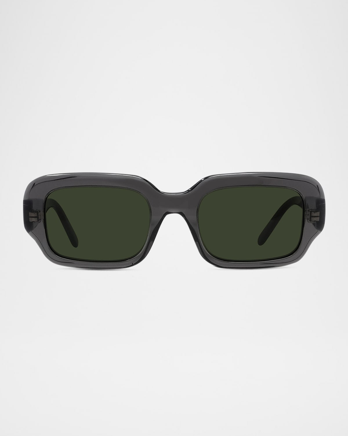 Men's Sigma Slim Acetate Rectangle Sunglasses | Neiman Marcus