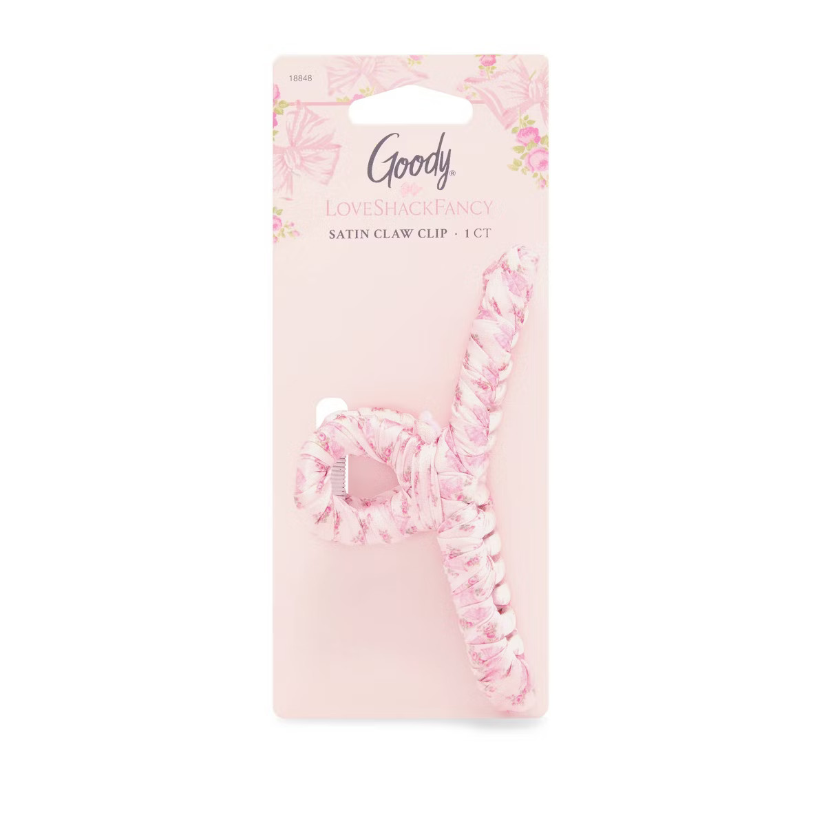 Goody x LoveShackFancy Fabric Wrap Claw Clip - Rosa Beaux | Target
