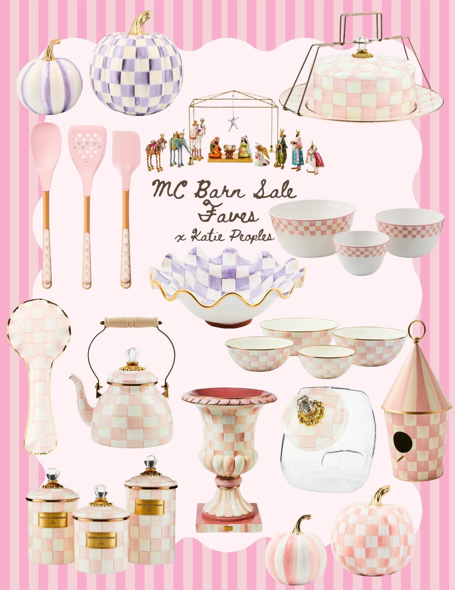 Mackenzie Childs barn sale
Favorites 🎀🤍🤎

#LTKvlog #LTKfoodie #LTKHome