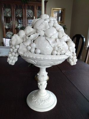 ARDALT Porcelain 17" Fruitta Bianca # 5505 / Rare Find / Italy  | eBay | eBay US