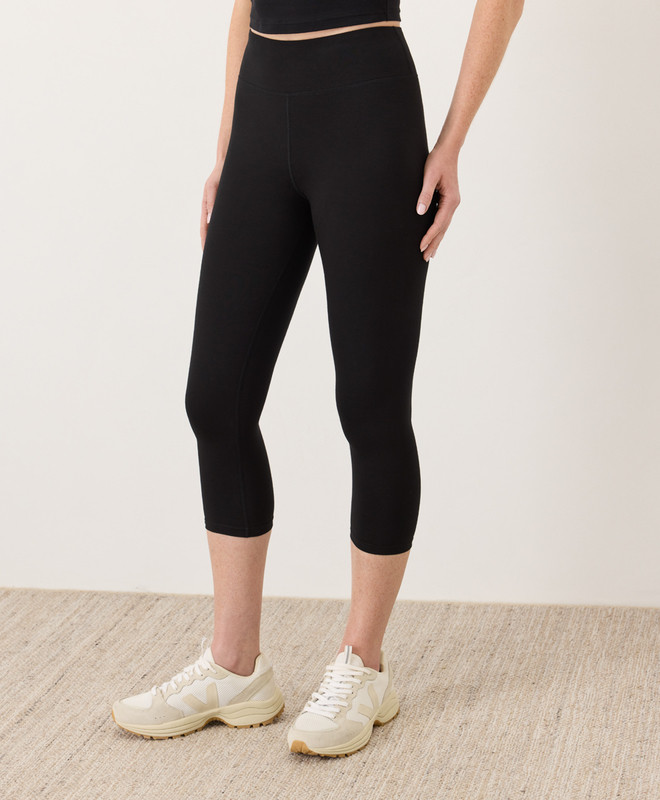 Women’s On The Go-to Cropped Legging made with Organic Cotton | Pact | Pact Apparel