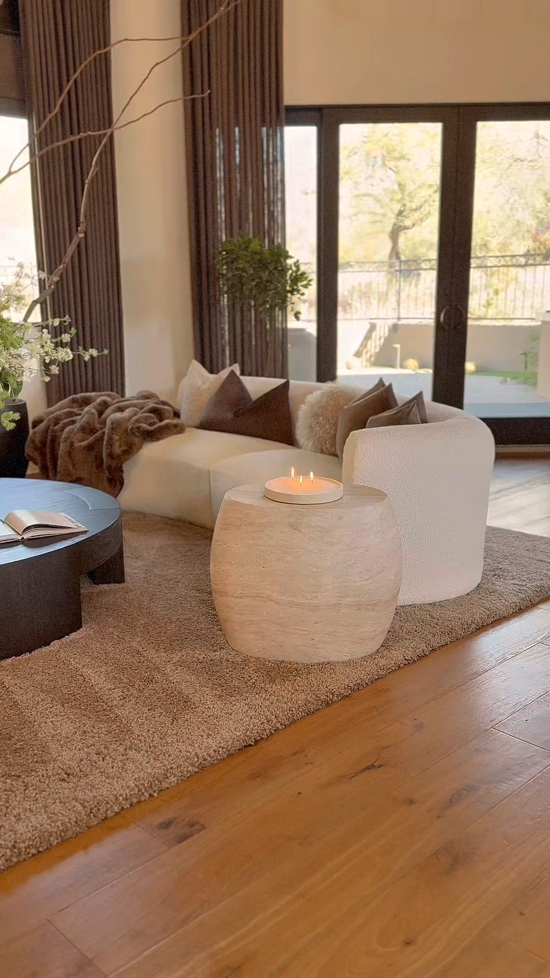 The arched couch of my dreams 😍 

Modern home. Neutral. Living room. Curved sofa. Coffee table. Area rug. Side table. End table. Decorate with me.  Neutral home decor  

#LTKFindsUnder100 #LTKHome #LTKSeasonal