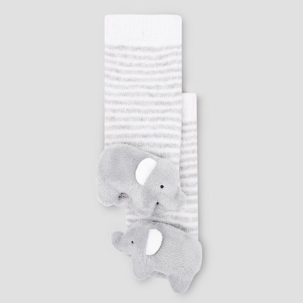 Baby Boys' Socks - Just One You made by carter's Gray 0-6M, Boy's, Size: Small, White Gray | Target