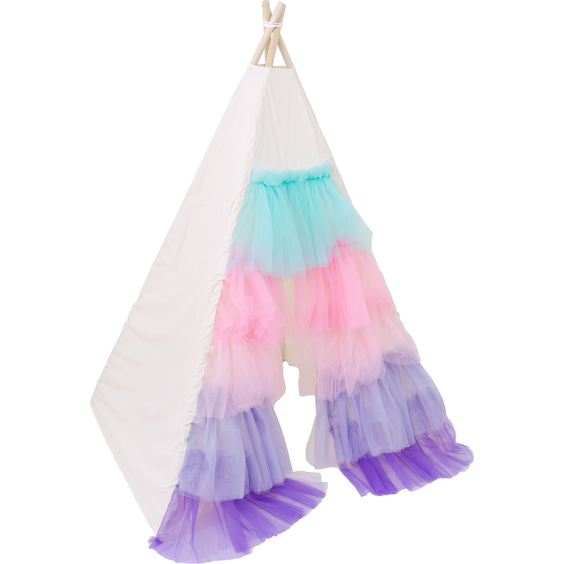 Mermaid Tulle Play Tent, Purple Multi | Maisonette