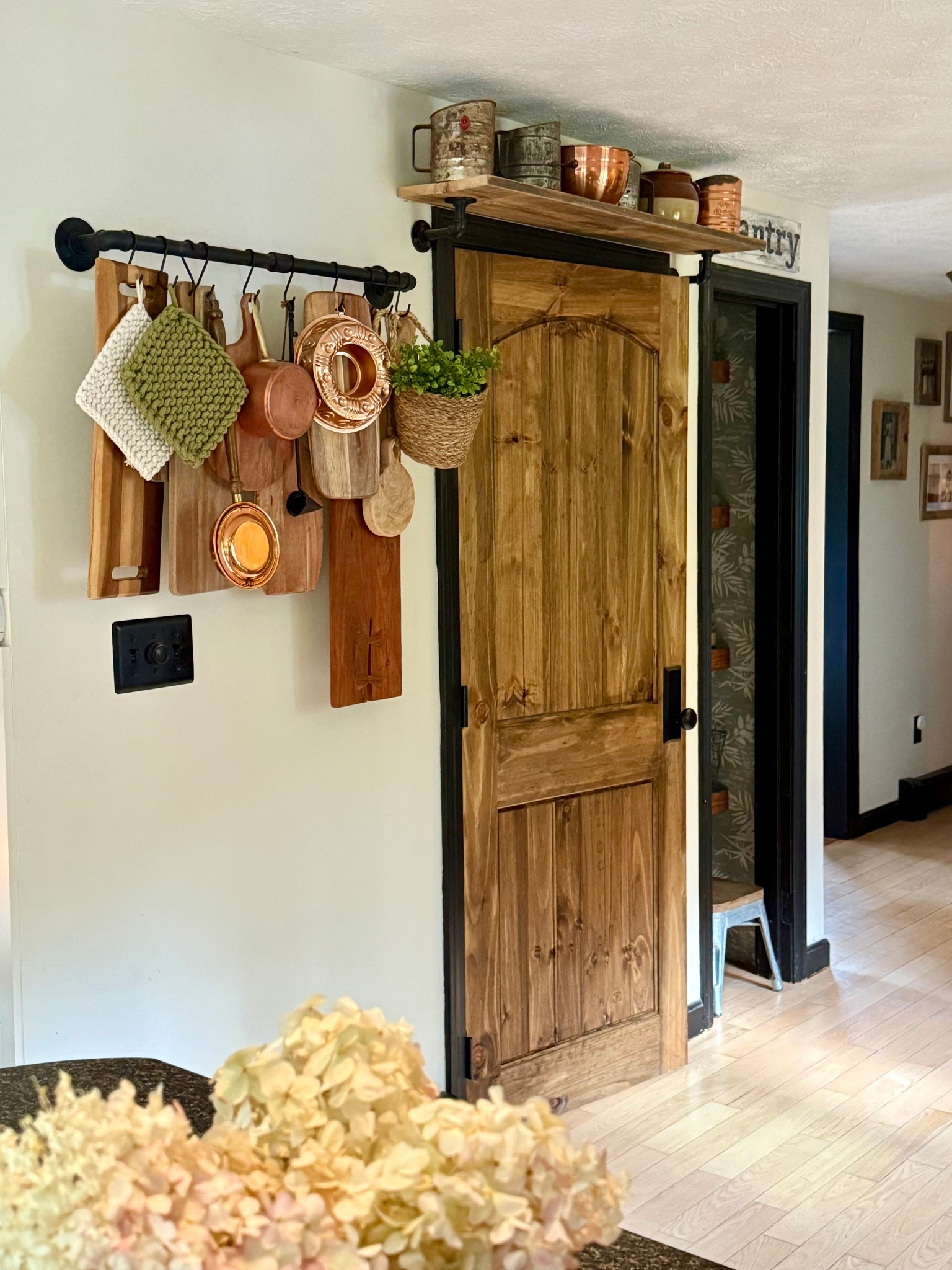 Shop my door and cutting board rack here! Doorknob found in my bio on IG!

#LTKHome