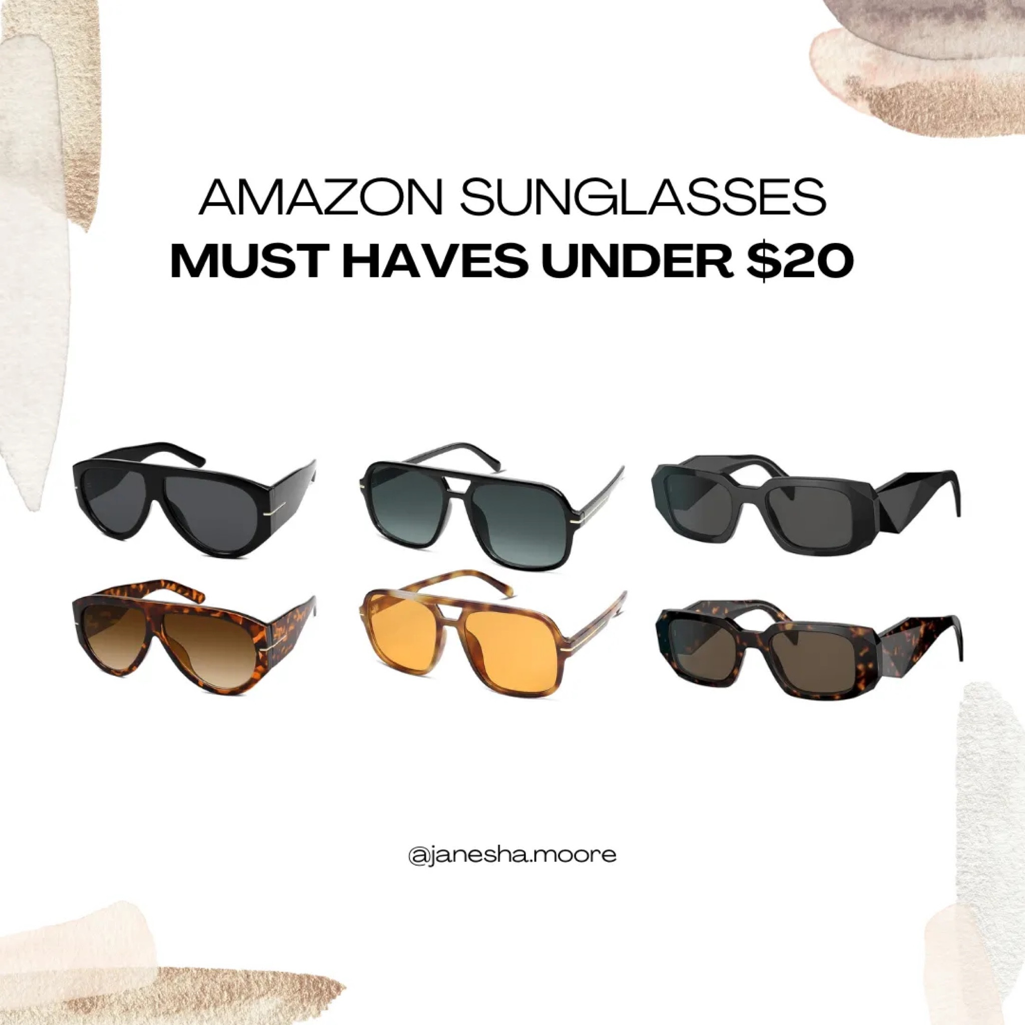 Amazon Sunglasses Must-Haves Under $20

#LTKstyletip #LTKfindsunder50