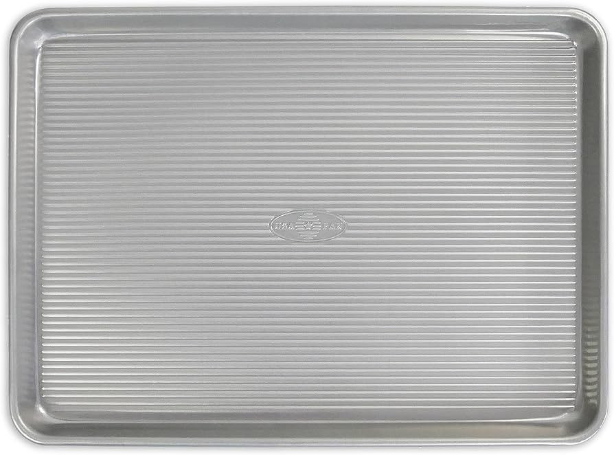 USA Pan Bakeware Nonstick Half Sheet Pan, Baking Sheet, Aluminized Steel | Amazon (US)