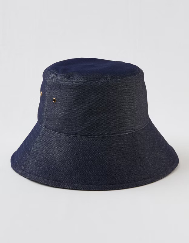 AE x Aerie Match Made In Denim Bucket Hat | Aerie