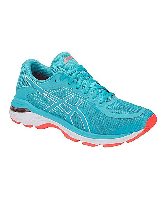 ASICS Women's Running Shoes AQUARIUM - Aquarium & Pink Gel Pursue 4 Sneaker - Women | Zulily