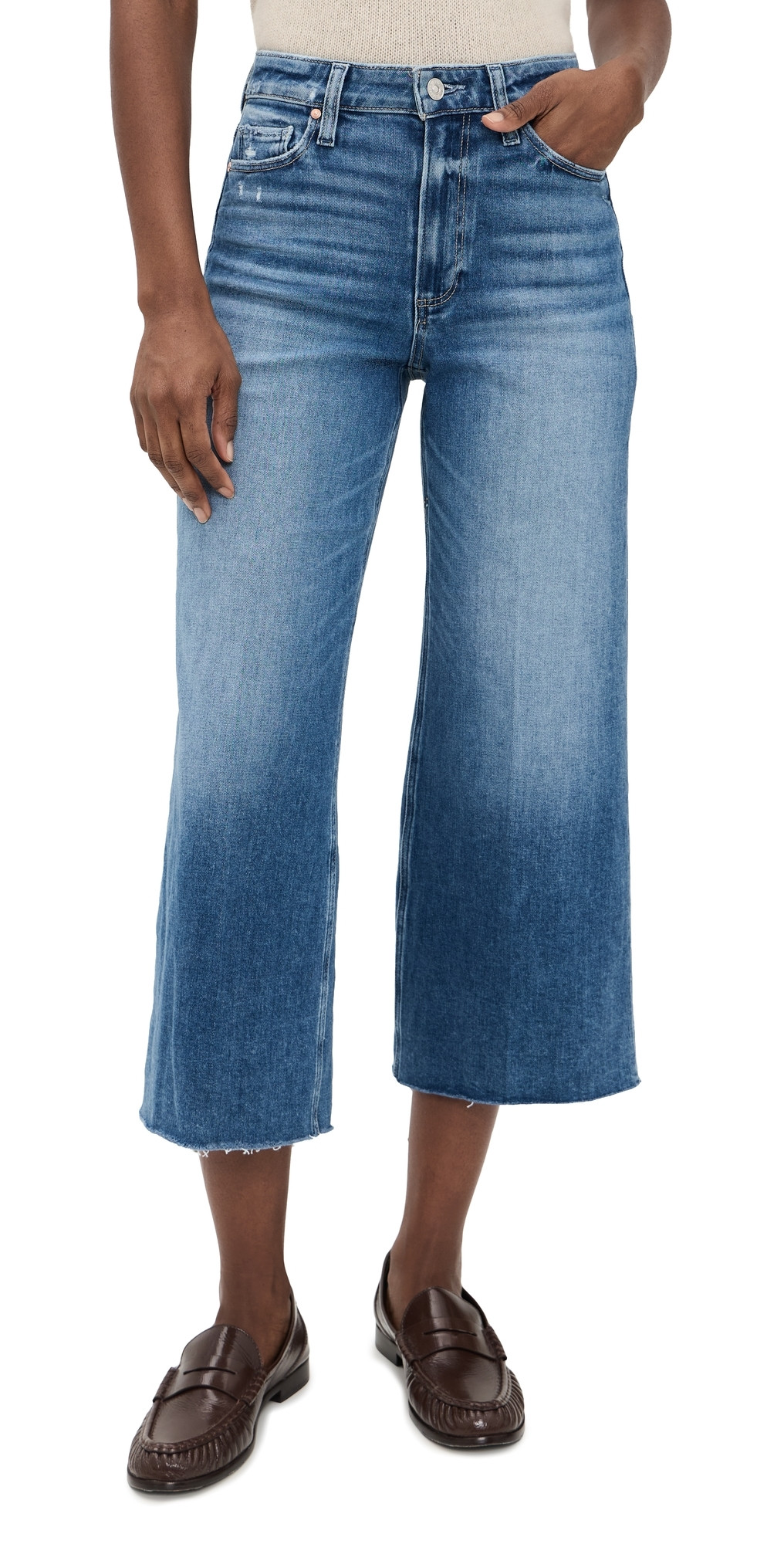 PAIGE Anessa Rock Show Distressed Jeans Rock Show Distressed 28 | Shopbop