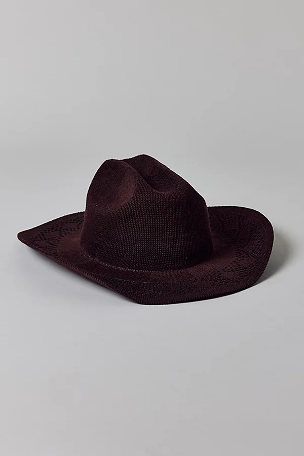 Wyeth Packable Cowboy Hat in Brown, Women's at Urban Outfitters | Urban Outfitters (US and RoW)