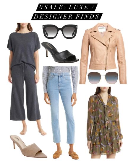 Looking to splurge on something luxe / designer from the #nsale? Rounding up some favorites here. The leather jacket and Isabel Marant sunnies are probably my faves of all the sale 

#LTKxNSale #LTKsalealert