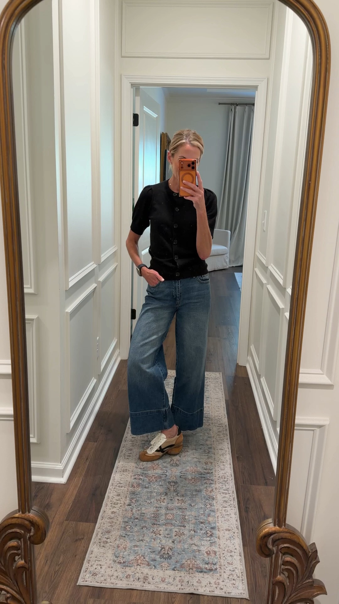 A dr appointment to check my hormones 🥺🫣 naturally on the day the boys pack up might not have been the best idea. 😭. 
￼ These are Walmart jeans keep going on and off the Walmart site… so I’ve linked up some similar pair of jeans!!

#LTKdayinmylife #LTKgrwm