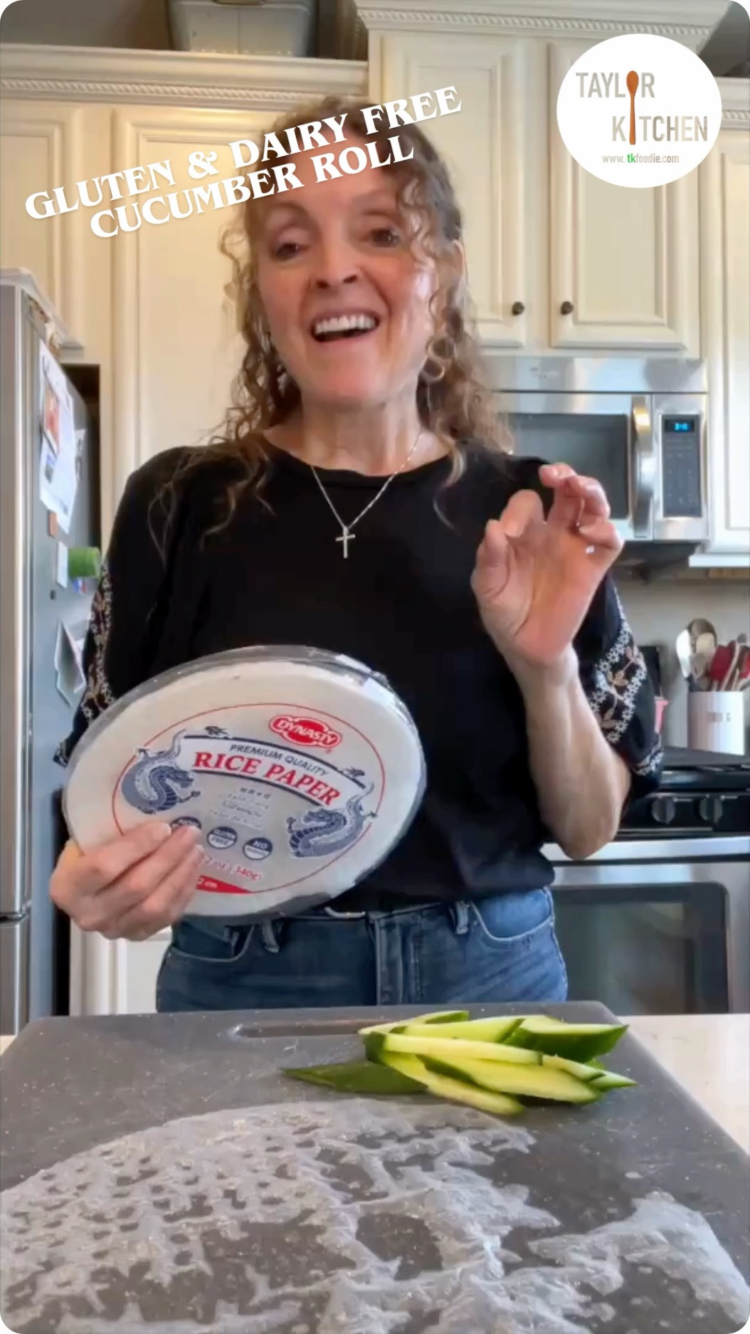 Let's make a  cucumber "sandwich", but let's make it #gluten-free & #dairy free.
I'm using a delicious cashew cream cheese like spread from @Treeline and subbing in rice paper wraps for the bread.  The result was pure GF & DF perfection with that refreshing crunch of cuke🥒

Find all the things to get you started here on my LTK 🥰 

 #LTKfoodie #LTKHome