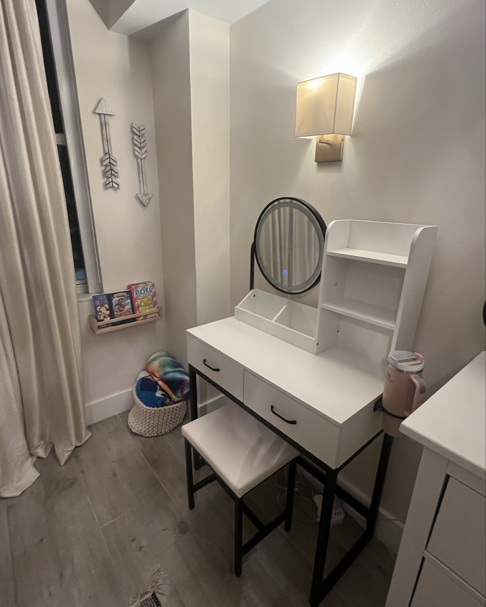 Very cutesy, very demure desk/vanity 


#LTKHome #LTKKids