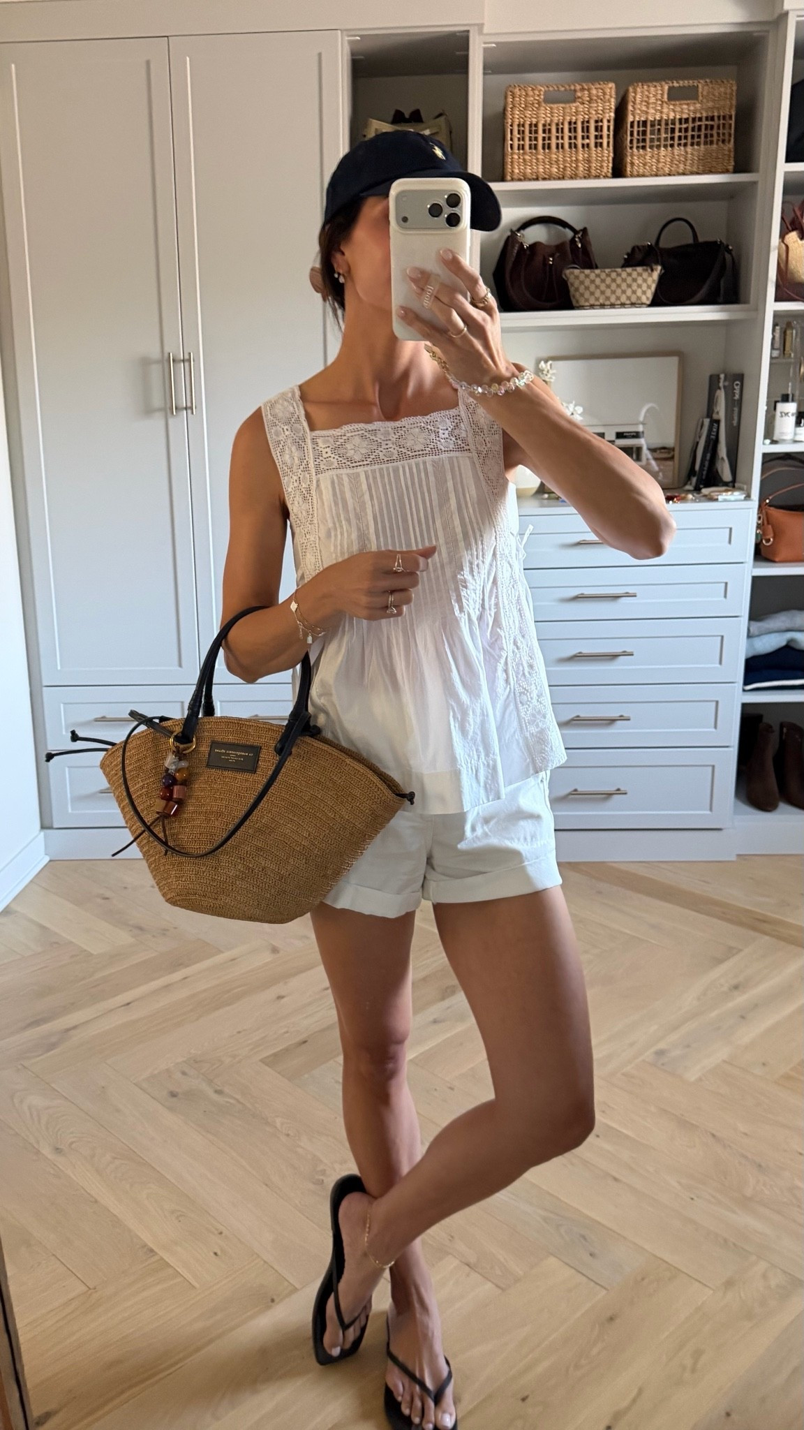 Heat wave outfit!! 🌞 

Top: sized down to XS (limited stock but linking similar) 
Shorts: tts (2) 
Flip flops: tts, size up for half sizes

#LTKootd #LTKmomlife #LTKgrwm